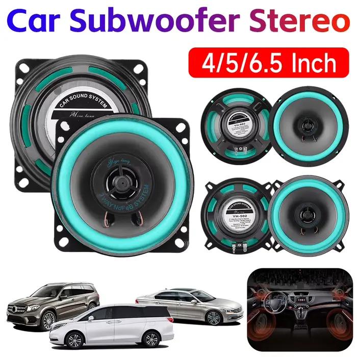 Haut-parleurs coaxiaux HiFi universels pour voiture 100W 160W résistants à l'humidité pour une qualité sonore exceptionnelle et une expérience d'écoute agréable pour tous les genres musicaux