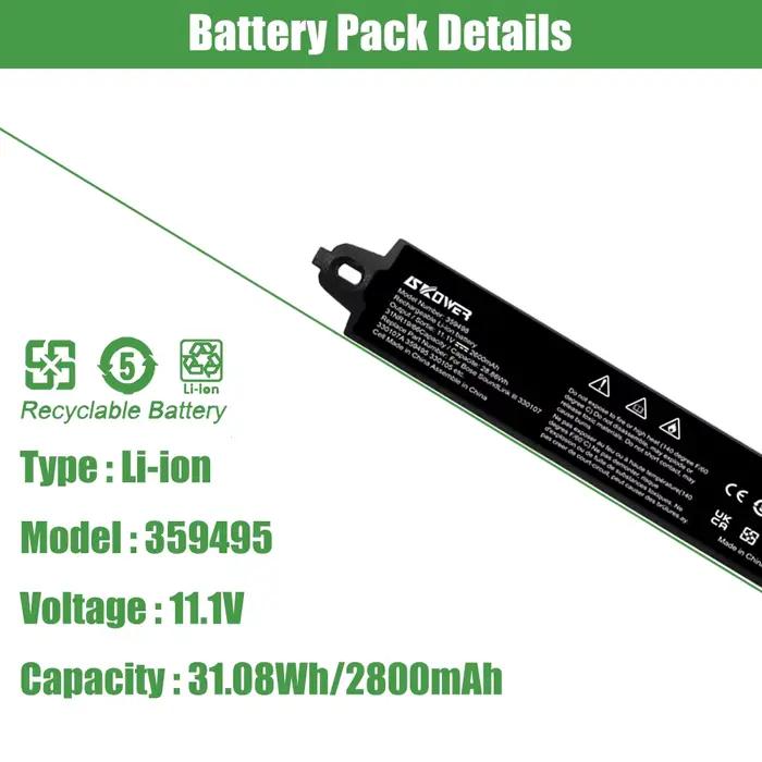 Batterie 2800mAh 359495 359498 pour haut-parleur mobile Bluetooth Bose SoundLink III 330107A 330105 II 412540 404600 404800 414255