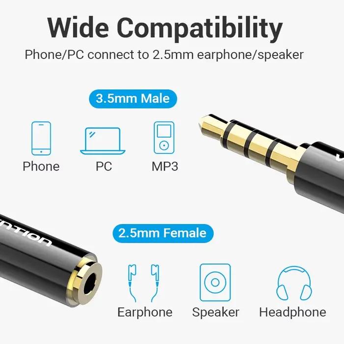 Vention – adaptateur Audio stéréo