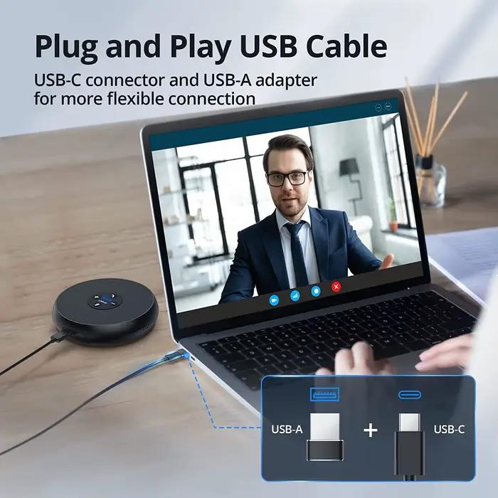Enceinte USB M1A, haut-parleur et Microphone