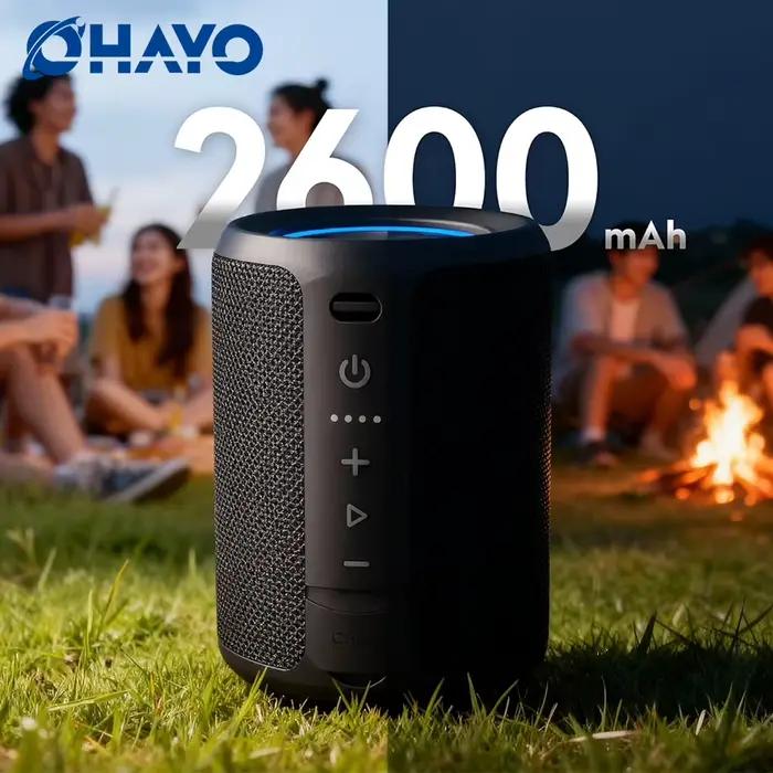 OHAYO Haut-parleur Bluetooth sans fil avec son stéréo