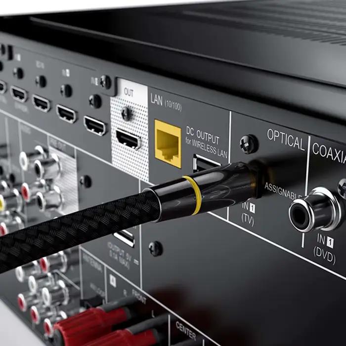 Câble Audio optique numérique Toslink 1.5m 2m 3mSPDIF amplificateur lecteur