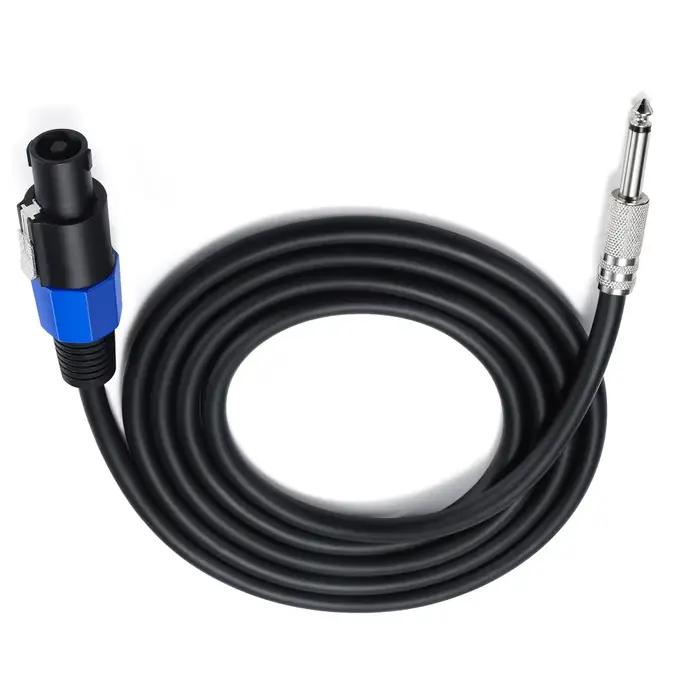Câble de haut-parleur Mono Speakon vers 1/4 pouces