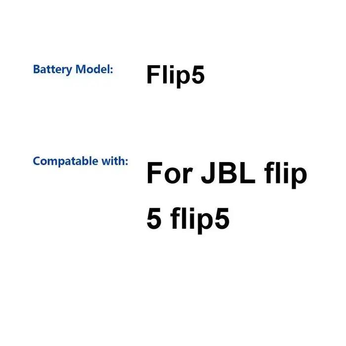 Batterie longue durée pour enceinte JBL Flip 5 5200 mAh