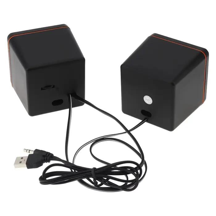 Petit haut-parleur d'ordinateur de bureau 2.0 pour ordinateur portable