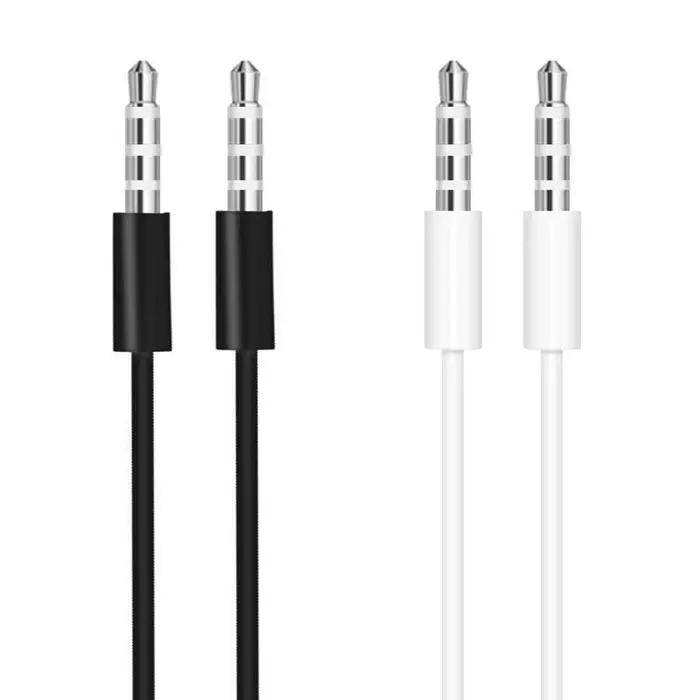Cordon audio auxiliaire mâle-mâle 3.5mm pour ordinateur, microphone, moniteur, projecteur, haut-parleur, appareil photo, télévision, boîte de télévision et amplificateur occasionnels usage et cadeau personnalisé
