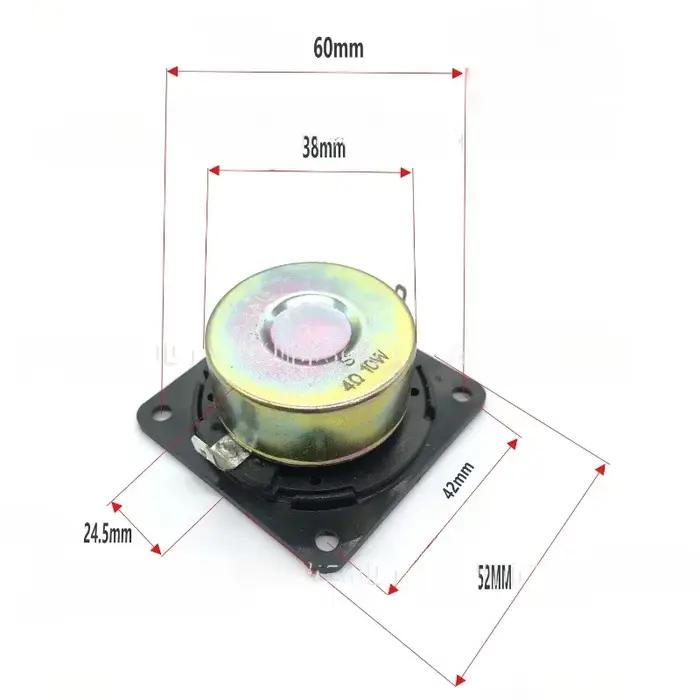 Haut-parleur tweeter 2 pouces 52mm anti-magnetique haute frequence pour systeme audio portable occassions speciales