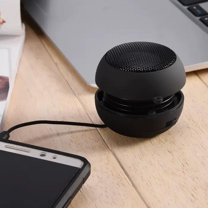 Mini haut-parleur de voyage Portable avec câble Audio de 3.5mm