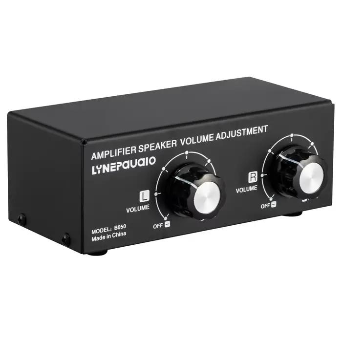 Contrôleur de volume de haut-parleur passif FarSoo B050 pour audiophiles système audio réglage indépendant volume canal gauche droit occasions spéciales