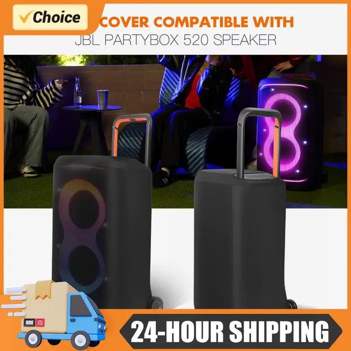 Housse de protection pour haut-parleur, housse de protection portable pour haut-parleur de fête, housse anti-poussière pour accessoires JBL PartyBox 520