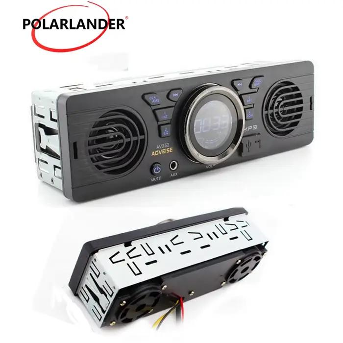 Autoradio lecteur Audio MP3 AV252 1 Din Bluetooth mains libres stéréo FM intégré 2 haut-parleurs prend en charge la lecture USB SD AUX
