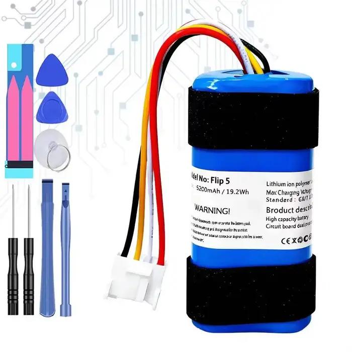 Batterie longue durée pour enceinte JBL Flip 5 5200 mAh