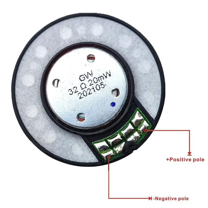 Pilote d'Unité de Haut-Parleur de Remplacement pour Casque Sans Fil Jabra Evolve EvolLi2 40 65 75 85