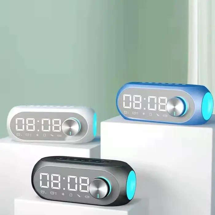 Caixa De Som-Réveil Radio FM Haut-parleur Bluetooth