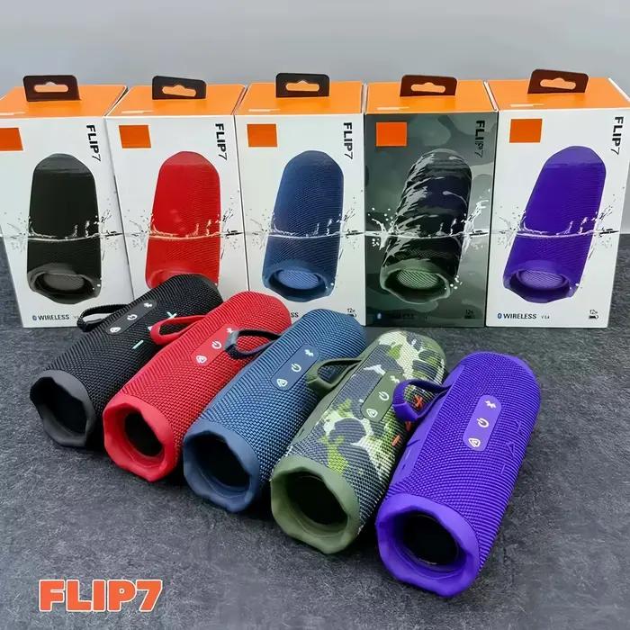 FLIP 7 haut-parleur Bluetooth sans fil équitation en plein air caisson de basses étanche disque U entrée Audio lecture de carte TF lecteur de musique MP3