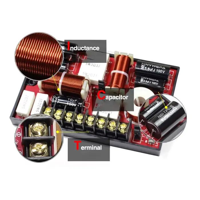 Diviseur de fréquence audio 3 voies pour haut-parleurs aigus, moyens et graves amélioration système audio voiture modification haut-parleurs DIY