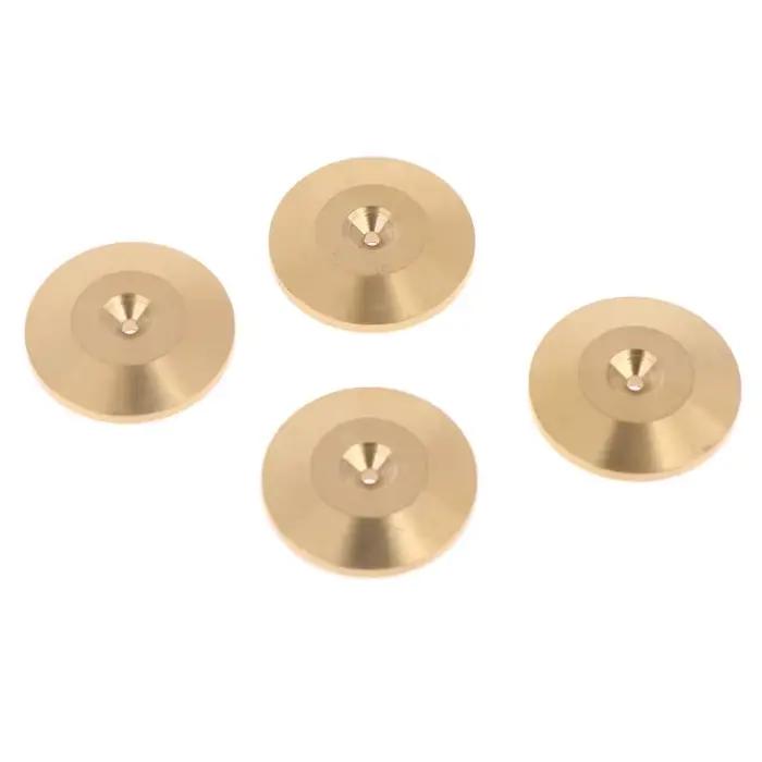 4 ou 8 patins d'isolation audio Hi-Fi en cuivre pur pour enceintes et pieds de studio à domicile