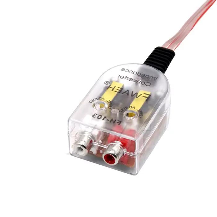 Adaptateur de haut-parleur de voiture vers niveau RCA