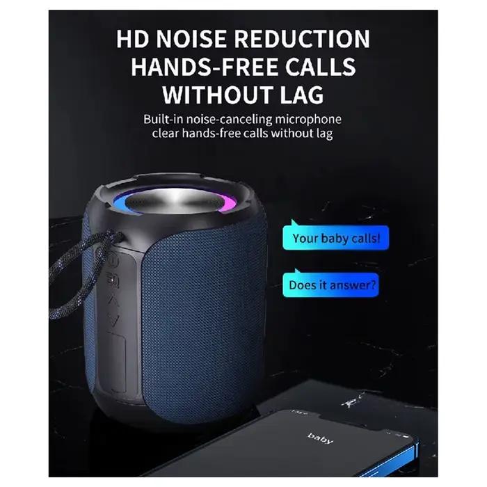 Haut-parleur Bluetooth portable de haute qualité avec batterie longue durée de vie pour usage à la maison et voyage occasions spéciales