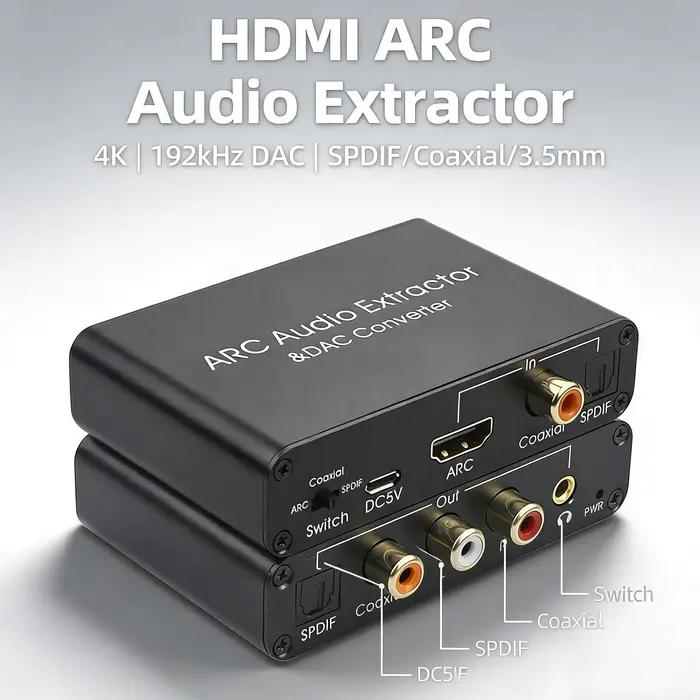Convertisseur audio HDMI ARC vers 3
