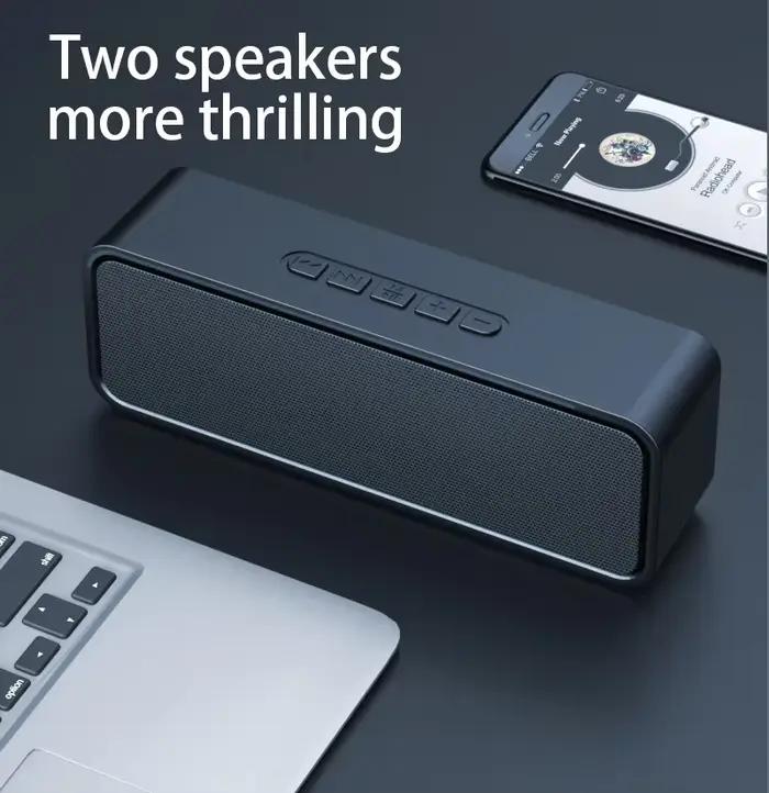 S11 Bluetooth petit haut-parleur lecteur de musique stéréo USB TF carte maison Sports de plein air Portable téléphone