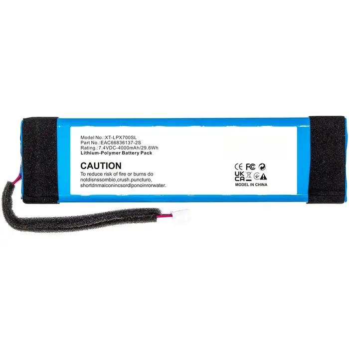 Batterie de haut-parleur 4000mAh pour LG: XBOOM Go PL7 PL7.ABRALLK