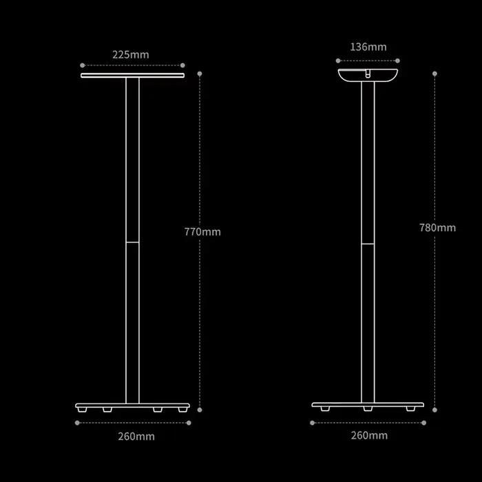 Support en alliage d'aluminium pour HomePod premier et deuxième génération élégant à offrir pour la décoration sonore de la maison
