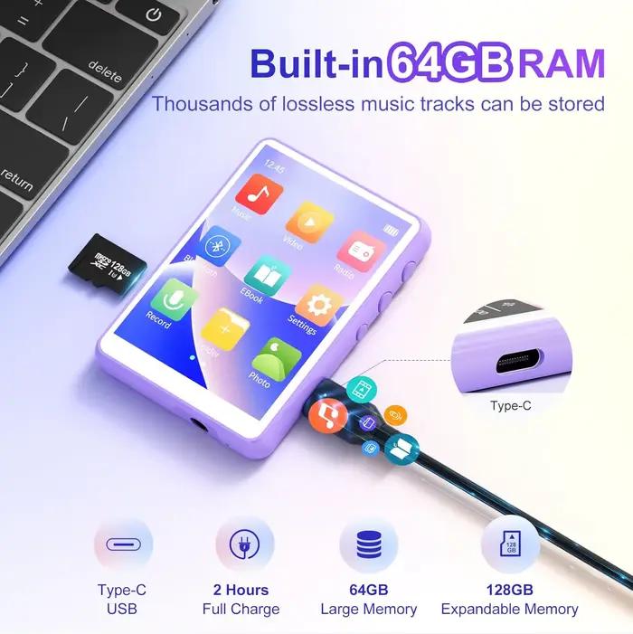 MECHEN 64GB lecteur MP3