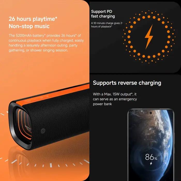 Xiaomi Sound Party TWS haut-parleur stéréo IP67 étanche Bluetooth 5.4 Harman AudioEFX Combo 50W