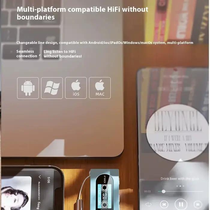 Fiio KA15 amplificateur de casque Portable HIFI qualité sonore USB DAC