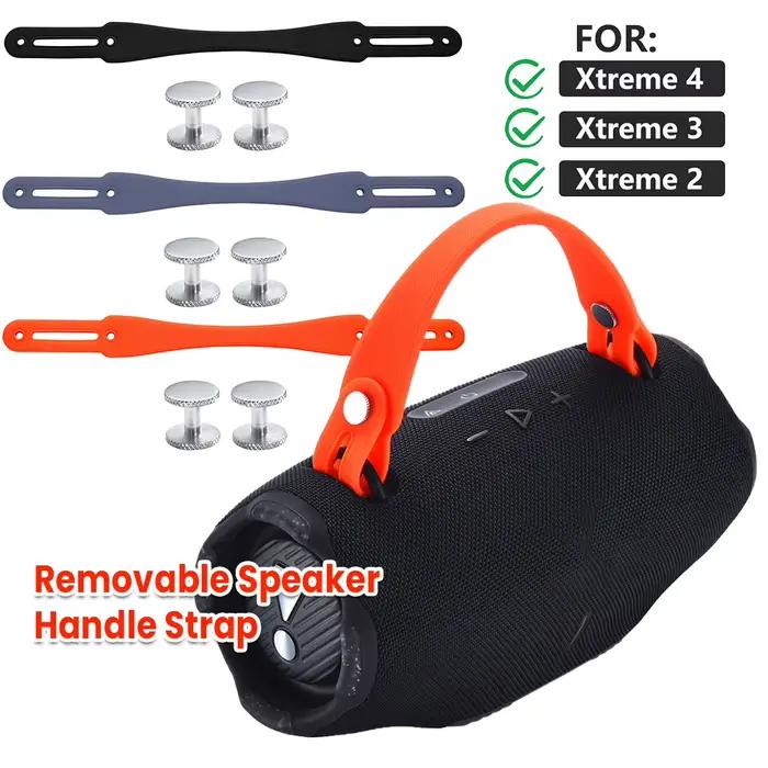 Sangle de poignée antidérapante en silicone détachable pour haut-parleur