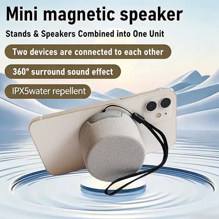 Haut-parleur magnétique pratique et compact