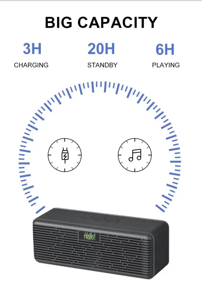 Haut-parleur Bluetooth sans fil HiFi