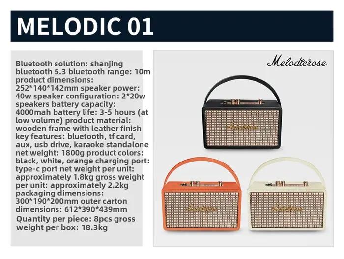 Haut-parleur Bluetooth portable sans fil à volume élevé