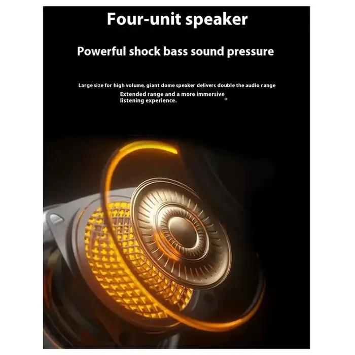 Haut-parleurs de bureau 2025 nouveau haut-parleur Bluetooth support de téléphone banque de charge vocale LED boîte à
