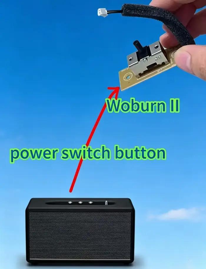 1 pièce de rechange originale pour la réparation et le remplacement du commutateur d'alimentation de l'enceinte Bluetooth Marshall Woburn 2