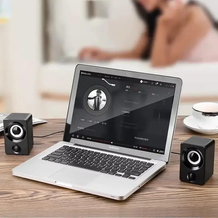Mini haut-parleur filaire USB pour ordinateur