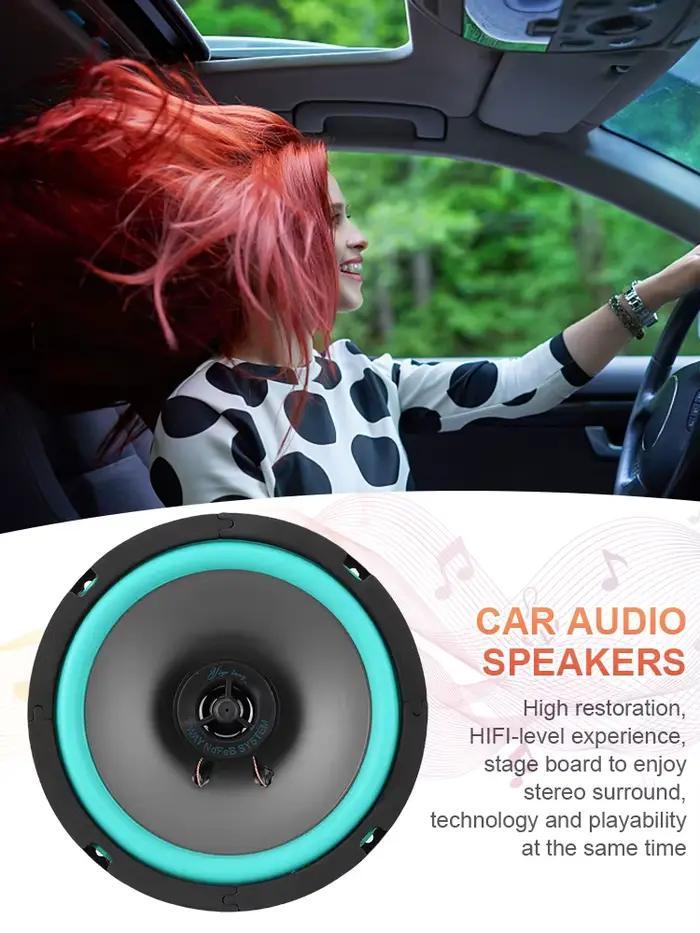 Haut-parleurs coaxiaux HiFi universels pour voiture 100W 160W résistants à l'humidité pour une qualité sonore exceptionnelle et une expérience d'écoute agréable pour tous les genres musicaux