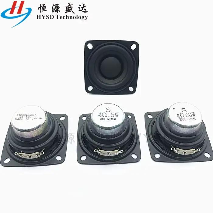2 pièces 2 pouces 52MM gamme complète haut-parleur Audio 4Ohm 8 Ohm 10W 15W 20W amplificateur de son haut-parleur à domicile bricolage haut-parleurs Bluetooth
