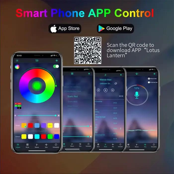 12V Led Bande Lumières RGB 5050 5M 54 LEDS Bluetooth APP Contrôle Luces Led Flexible Diode Décoration Pour Salon Lampe Ruban