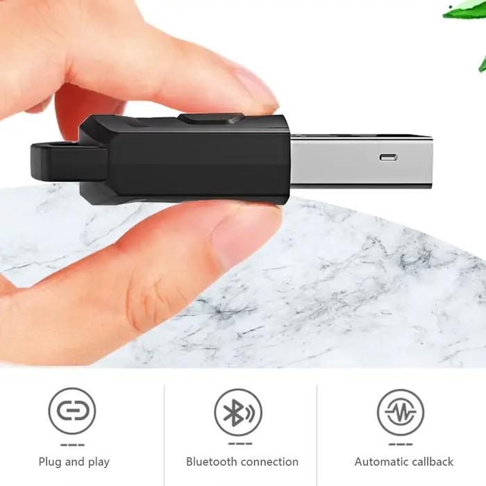 Adaptateur Transmetteur Audio Sans Fil USB Bluetooth 5.0 Pour PC PS5 PS4 Nintendo Switch Casque Haut-parleur Ordinateur Compatible Multimédia Occasions Spéciales