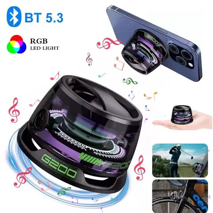 Mini haut-parleur Bluetooth magnétique support pour téléphone Portable