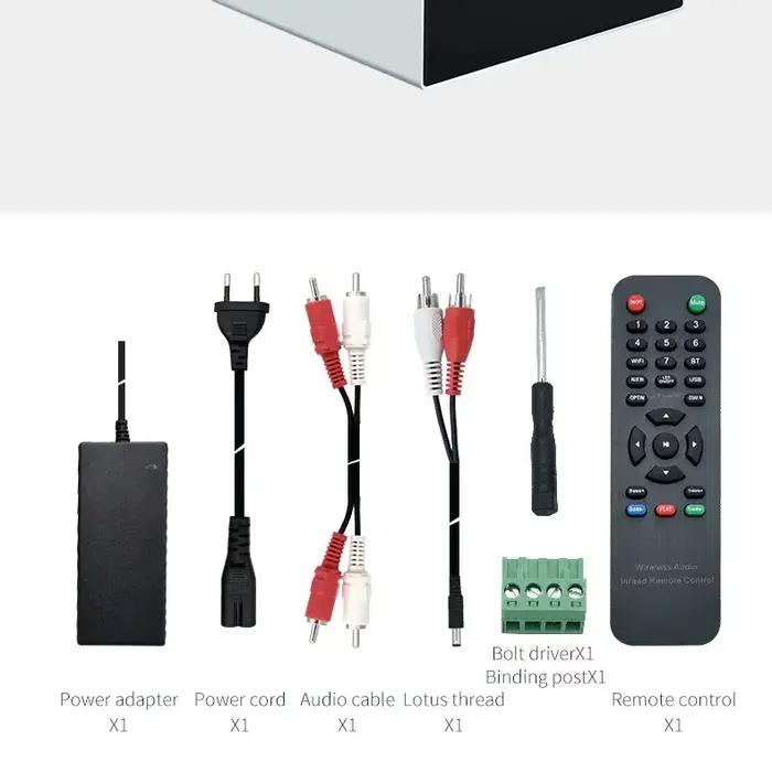 Amplificateur de streaming multiroom sans fil compatible Wi-Fi et Bluetooth