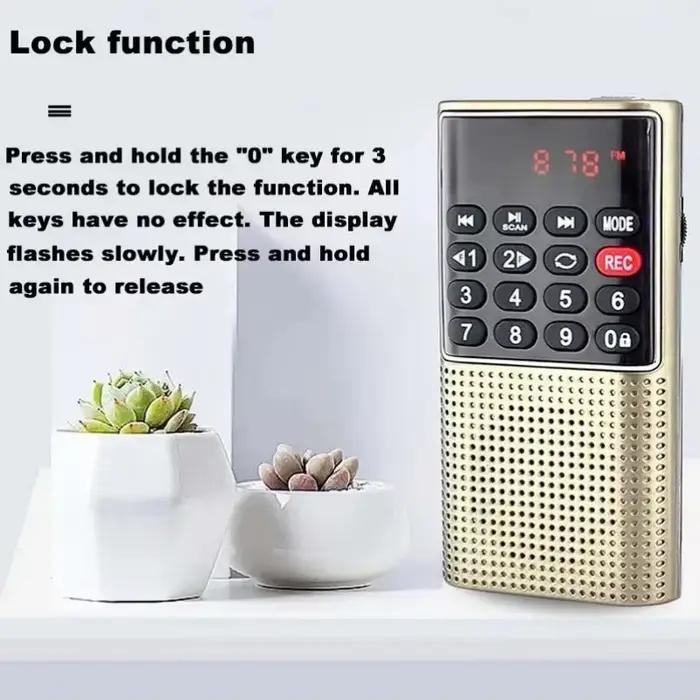 VIKEFON – Mini radio FM portable