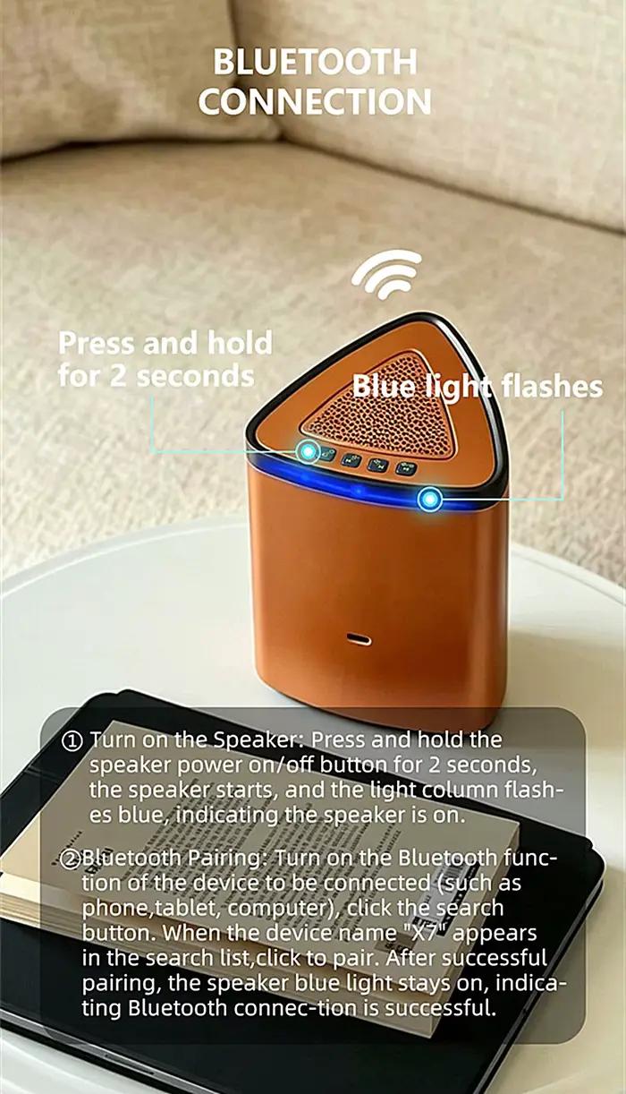 Haut-parleur portable 52W avec subwoofer sans fil et mode son surround 3D pour une expérience musicale immersive à la maison ou entre amis