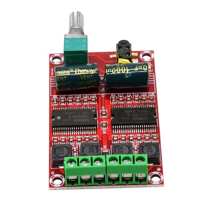 Carte amplificateur numérique YDA138-E 20W + 20W DC 12-15V classe D Audio stéréo HIFI AMP pour haut-parleur Yamaha XH-M531 avec contrôle du Volume