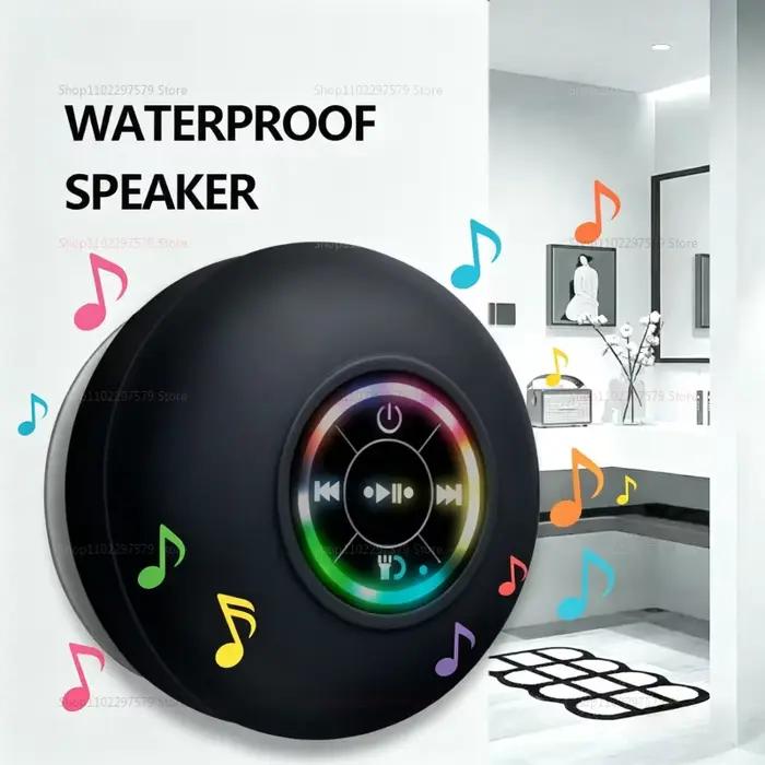 Mini haut-parleur Bluetooth sans fil étanche pour douche