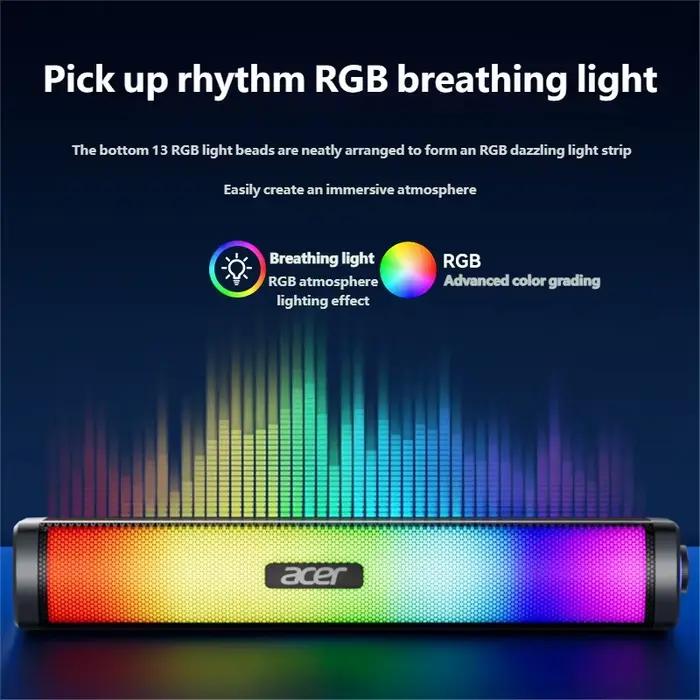 Barre de son Acer RGB avec caisson de basses
