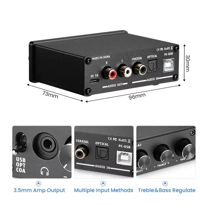AIYIMA DAC-A2 Décodeur audio HiFi