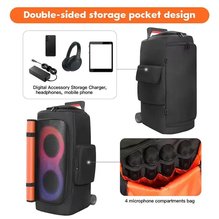 Housse de protection rembourrée pour haut-parleur